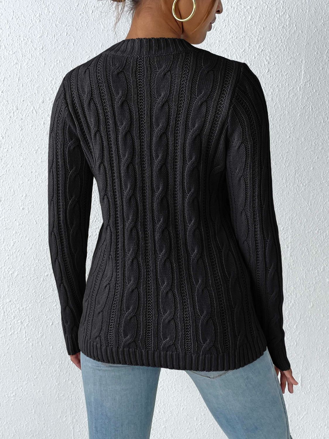 Classy Cable Knit Sweater in 4 Colors