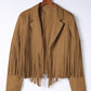 Western Fringe Cropped Jacket