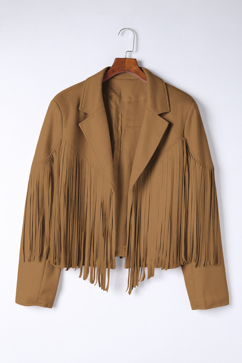 Western Fringe Cropped Jacket