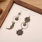 Boho Star, Sun, and Moon Earrings