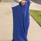 Corded Tie High Waist Wide Leg Pants (1X - 3X)