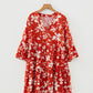 LaurenNichole Aura La'Vintage Floral Scallop Sleeve Mini Dress in 3 Colors  (S - 2X)