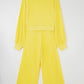 Comfy Ruffle Sleeve Wide Legged Sweatsuit Outfit in 3 Colors