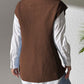 Classic Pearl V-Neck Sweater Vest in 5 Colors Onsize