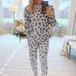 Comfy Leopard Hoodie + Skinny Pants Lounge Outfit
