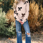 Classic Pearl Embellished Bow Knit Sweater