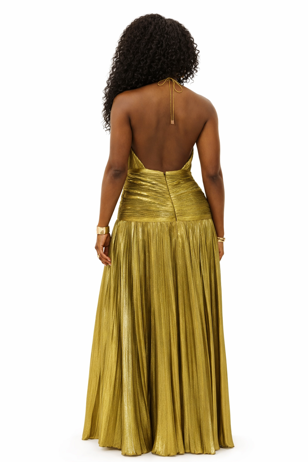 LaurenNichole La'Bond Luxurious Corset Halter Slit Evening Gown in 5 Colors S - 2X