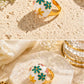LaurenNichole Auré Chunky Gold Flower Ring – Tarnish-Free Statement Ring in 3 Sizes
