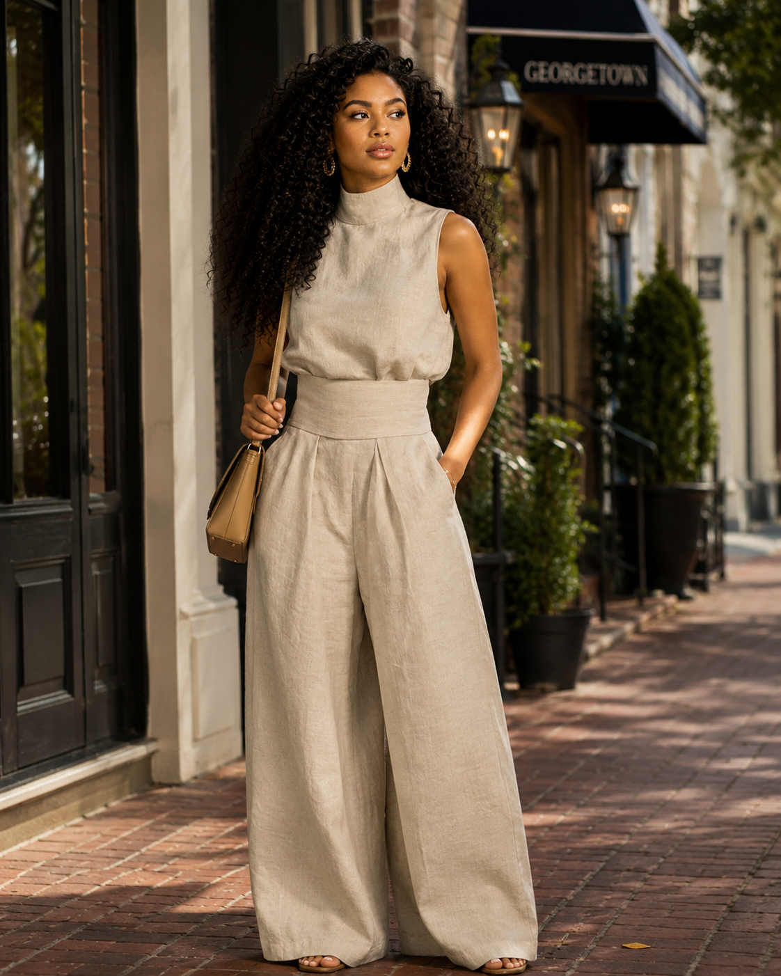 LaurenNichole La'Bond Noir Wide-Leg Outfit in 3 Colors S - 3X