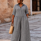Aura La'Vintage Cottage Escape Plaid Wide-Leg Jumpsuit – 3 Colors (S–3X)