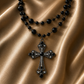 Luxurious Elegant Pearl Cross Necklace in 3 Colors