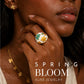 LaurenNichole Auré Chunky Gold Flower Ring – Tarnish-Free Statement Ring in 3 Sizes