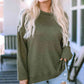 7 Cozy Oversized Waffle-Knit Sweatshirt (S - 2X)