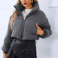 Cozy Cropped Puff Jacket ( 8 Colors)