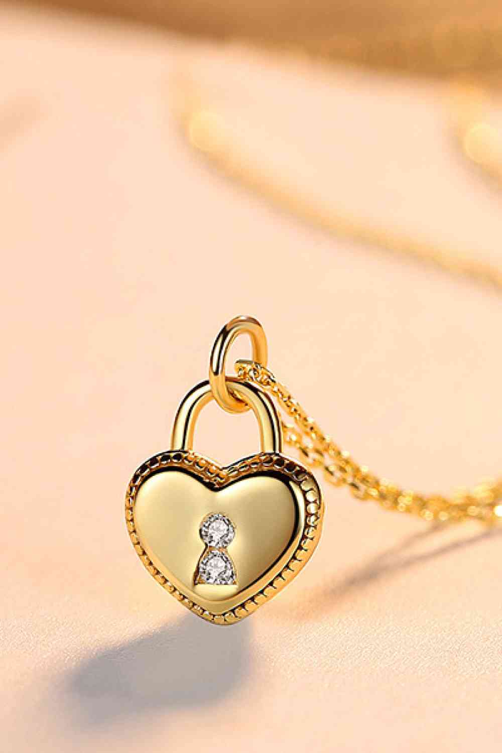 2 Luxurious 925 Sterling Silver Heart Necklace