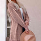 5 Woven Heather Longline Cardigan