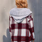 Plaid Boyfriend  Hoodie Jacket