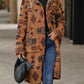 AGeometric Western Coat w/ Pockets