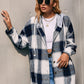 Plaid Boyfriend  Hoodie Jacket