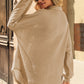 3 Waffle-Knit Collared Neck Shacket