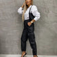 Tied High Waist Pants with Pockets