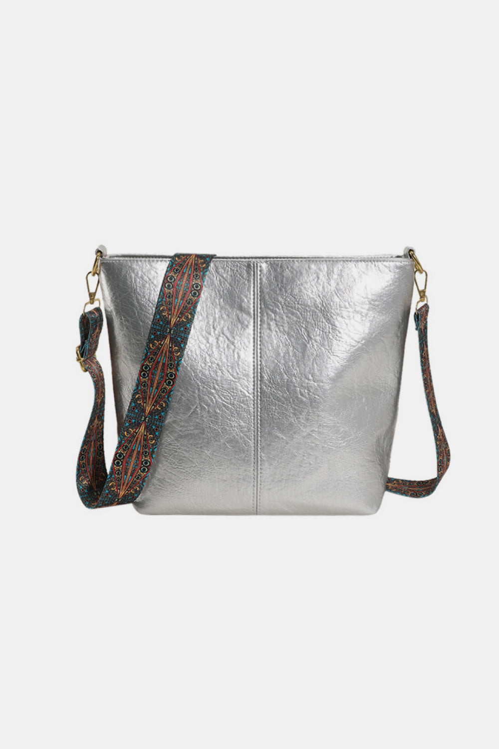 Vegan Leather Shoulder Handbag ( 3 Colors )