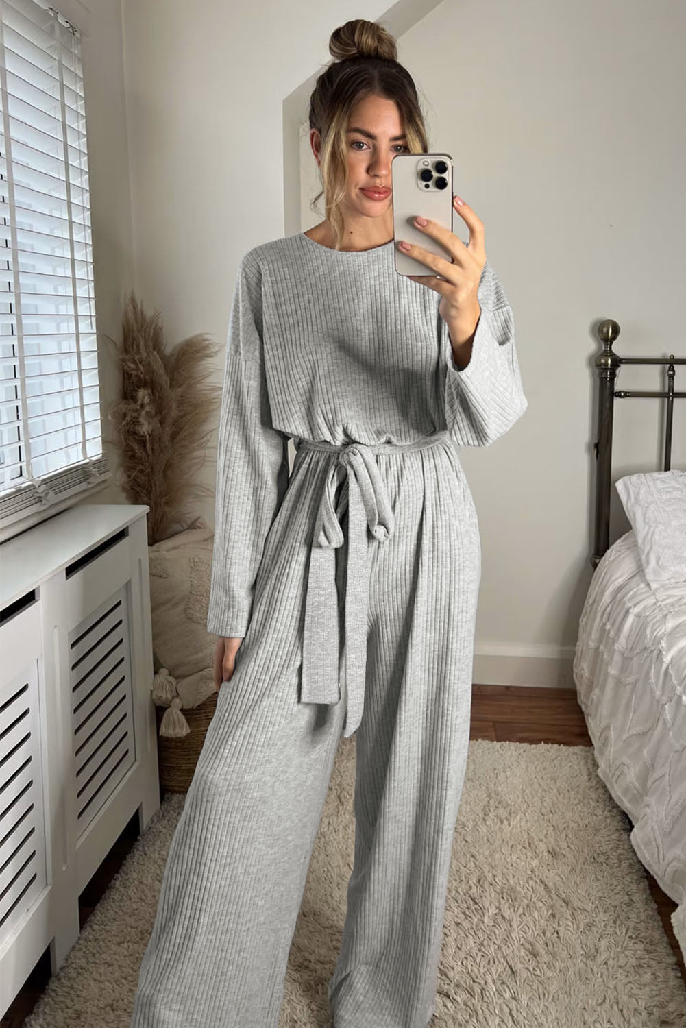Classy Comfy Grey Jumpsuit