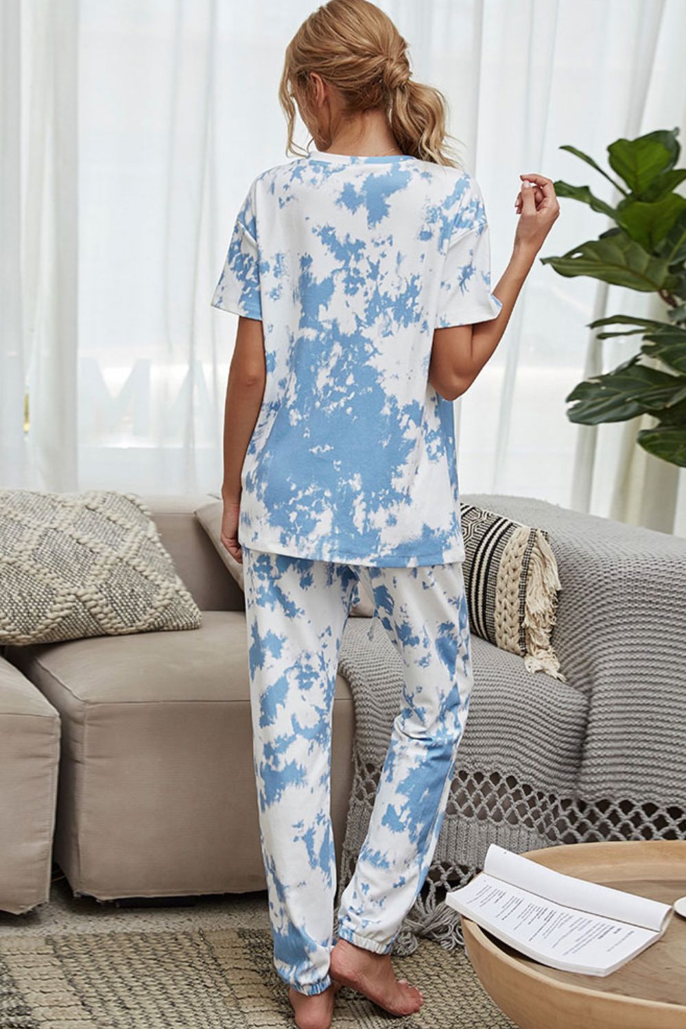 6 Tie-Dye T-Shirt Lounge Outfits ( S- 2X )