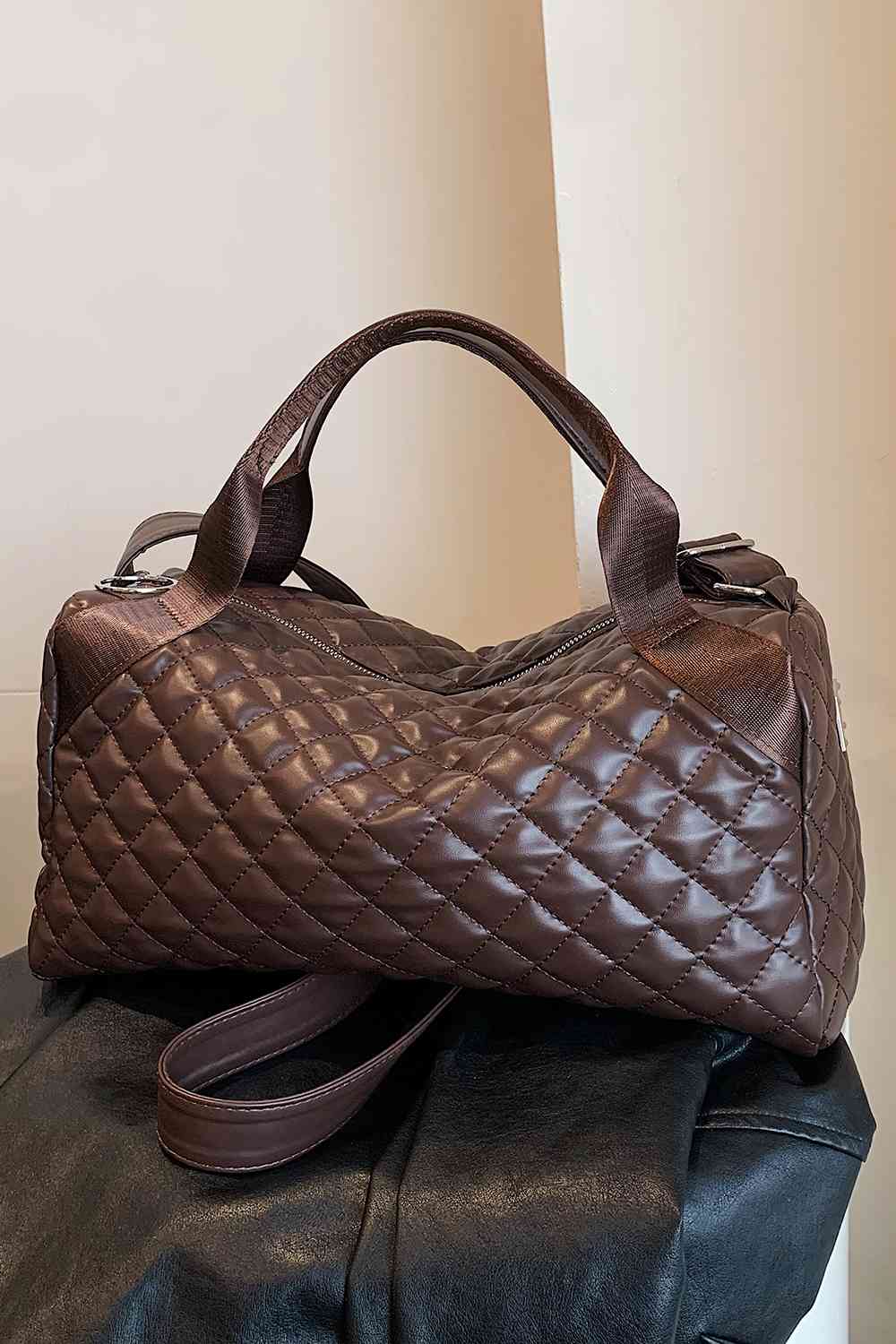 3 Large Vegan Leather Handbag