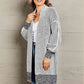 5 Woven Heather Longline Cardigan
