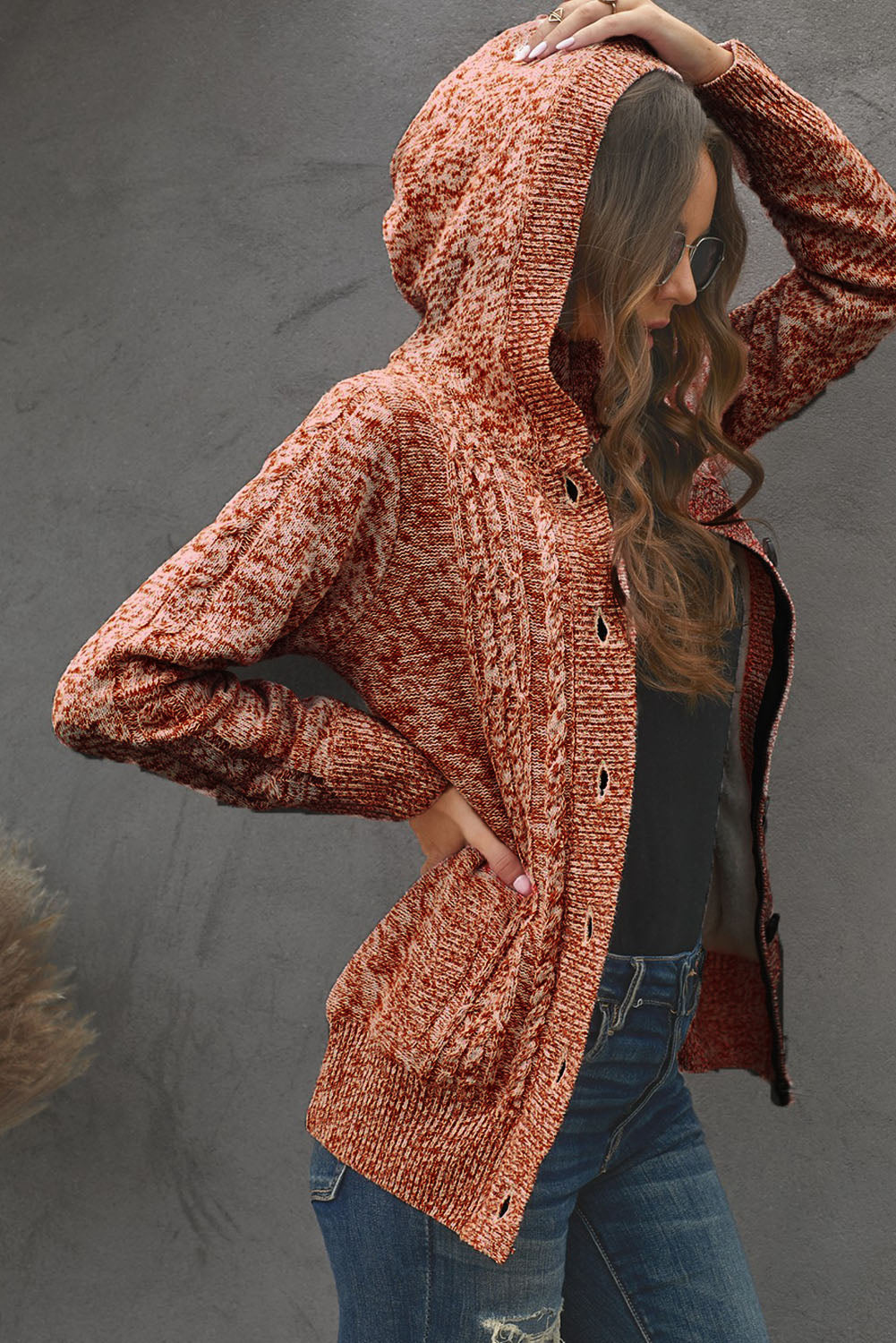 Warm Winter Proof Fleece Knit Cardigan (12 Colors / S - 2X)