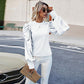 Ruched Lantern Sleeve Shirt - 3 Colors