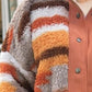 Color Block Snap Down Jacket (1X - 3X)