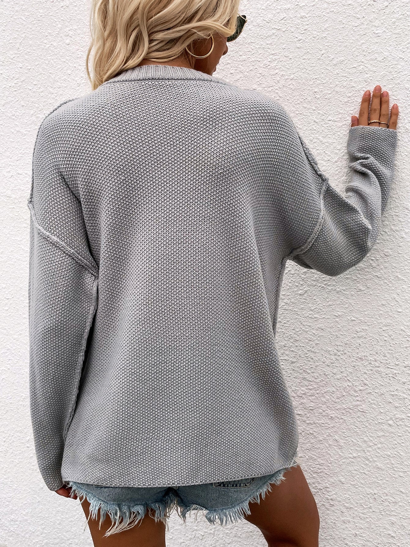 6 Classic Exposed Seam  Sweaters