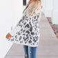 Comfy White Cheetah Cardigan