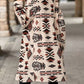 AGeometric Western Coat w/ Pockets
