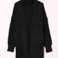 5 Woven Heather Longline Cardigan