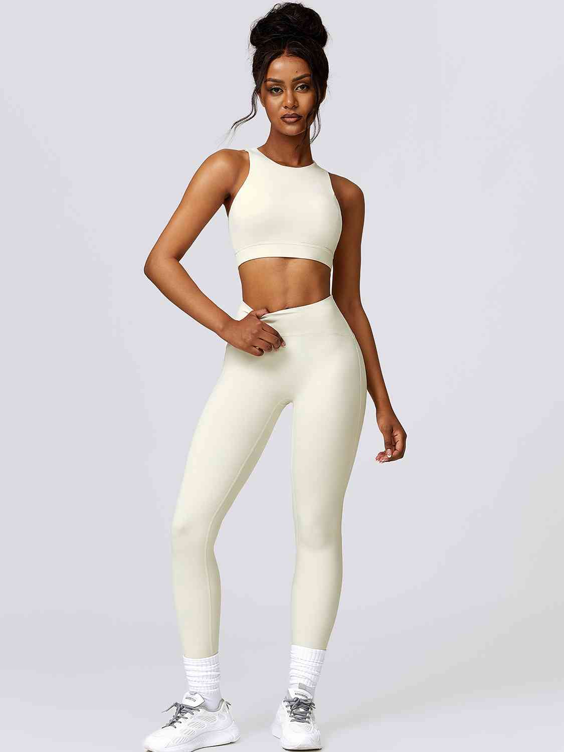 Cropped Sport Tank w/ Leggings Outfit