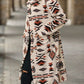 AGeometric Western Coat w/ Pockets