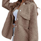 Chic Cozy Collared Neck Button Up Coat ( S - 2X )