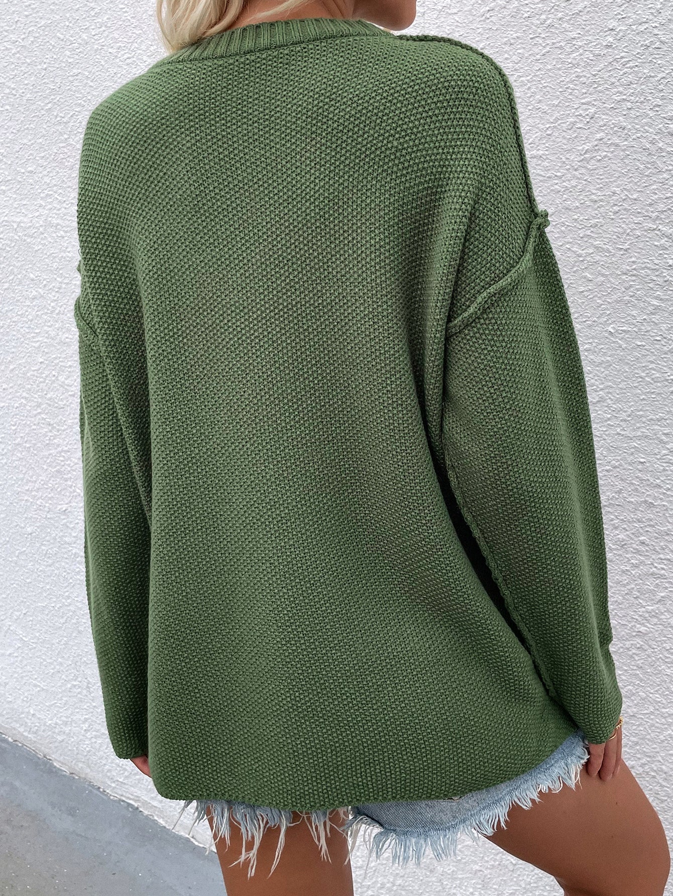 6 Classic Exposed Seam  Sweaters