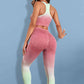 Chic Gradient Athleisure Tank Outfit