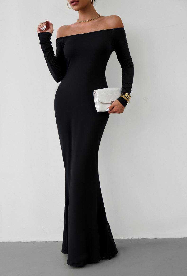 4 Elegant Off-Shoulder Maxi Dress
