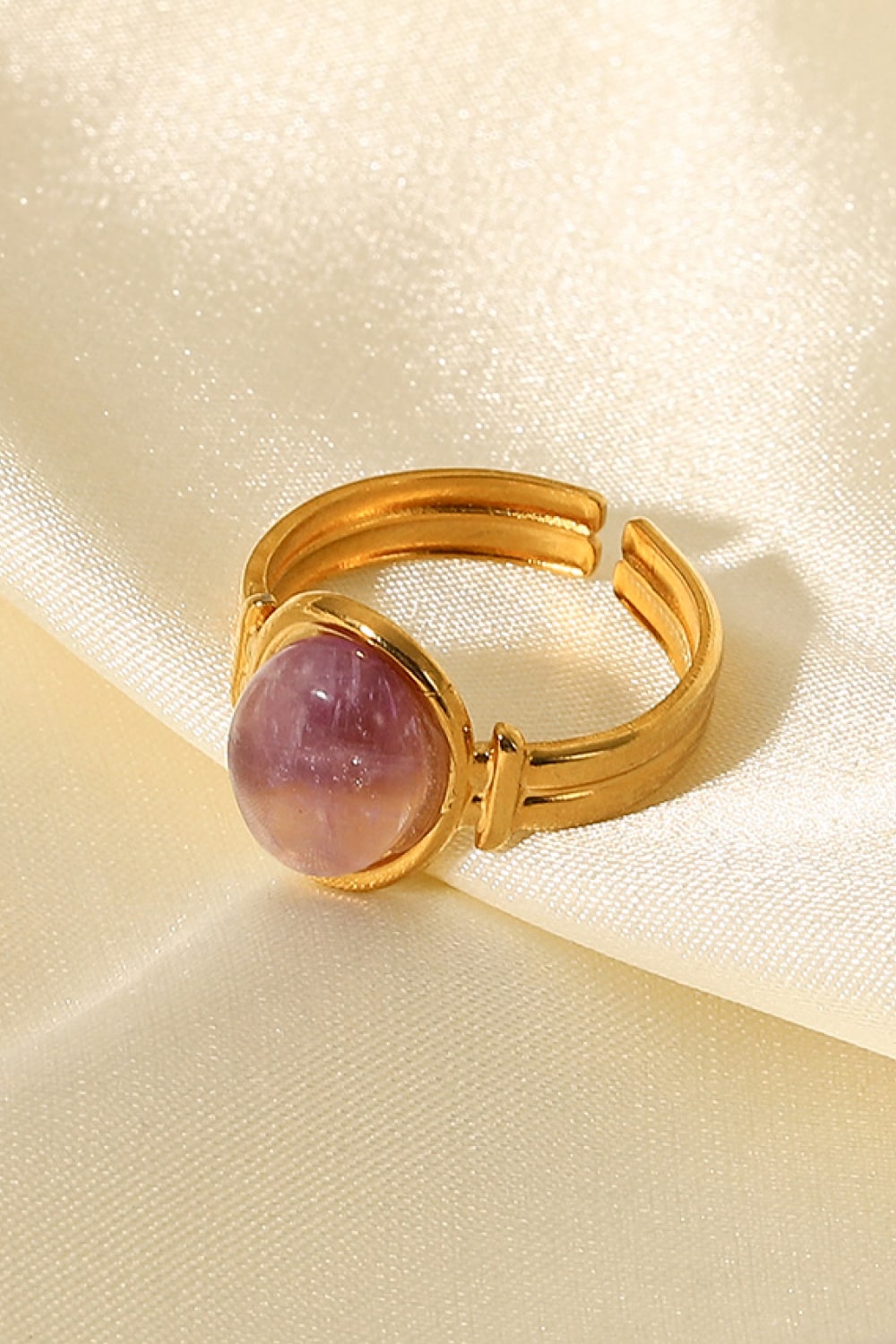 Elegant Natural Stone Ring ( 3 Colors )