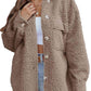 Chic Cozy Collared Neck Button Up Coat ( S - 2X )