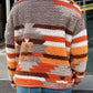 Color Block Snap Down Jacket (1X - 3X)