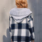 Plaid Boyfriend  Hoodie Jacket