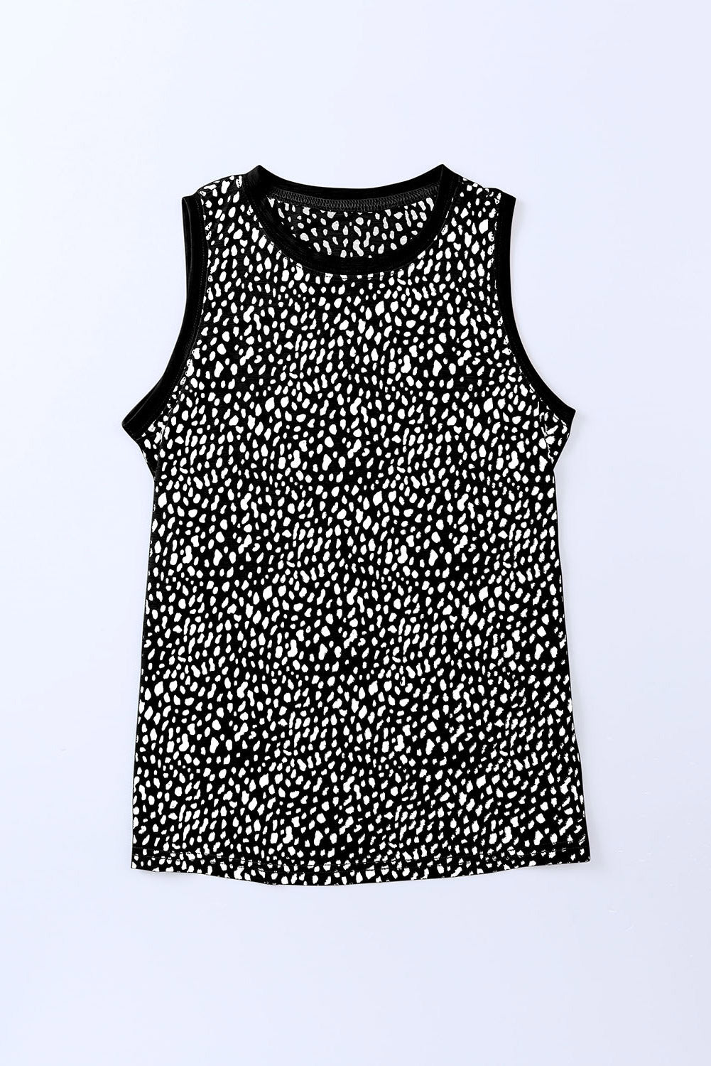 Dot Tunic Tank Shirt ( S - 2X / 5 Colors )