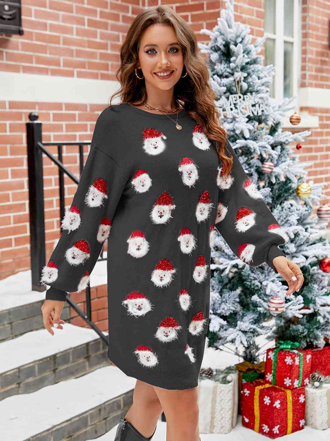 Cozy Christmas Sweater Dress