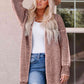 5 Woven Heather Longline Cardigan